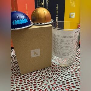 Nespresso Barista Recipe Tempered glass cup .